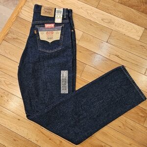Vintage Deadstock Levis 619 Orange Tab Canada Made Size 34 x 34 Blue Denim Jeans